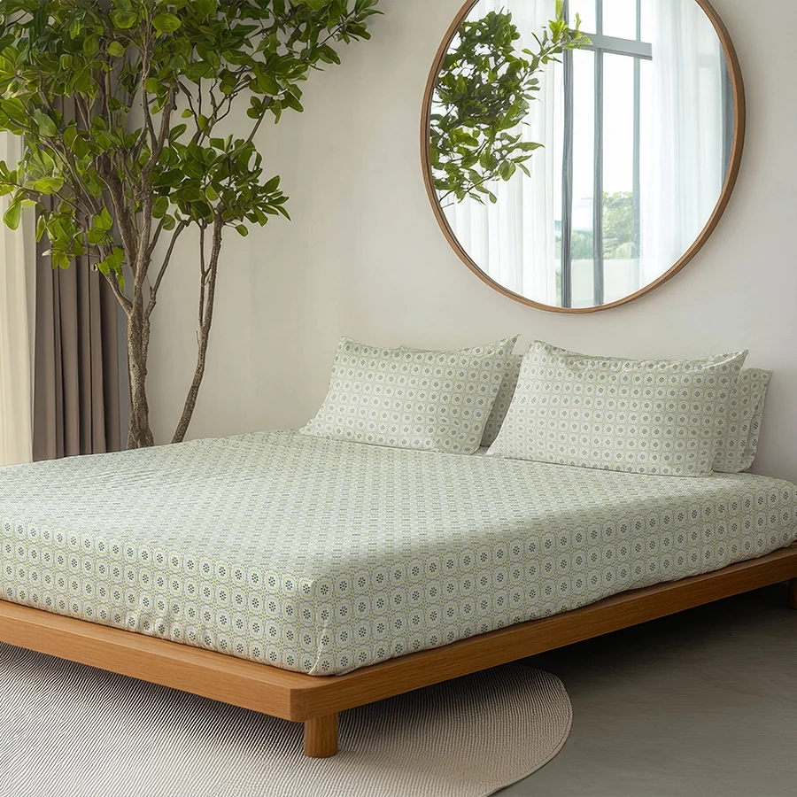 Pillow Cover | Lemon Ridge | 100% Cotton | Pack of 2 Pillow Cases - Image 3