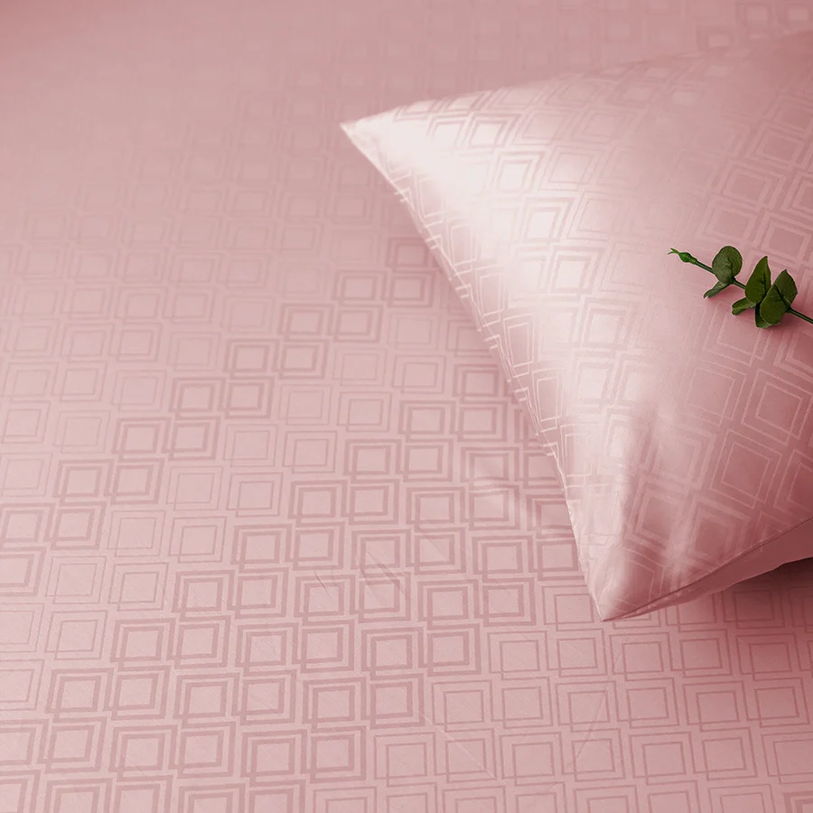 Pillow Cover | Dazzling Diamond Jacquard | 100% Cotton | Pack of 2 Pillow Cases | 300TC - Image 7