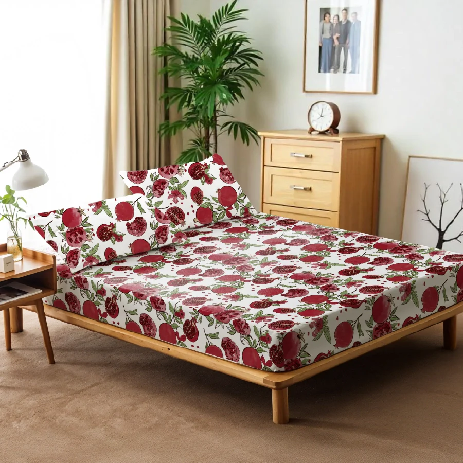 Pillow Cover | Garnet Bloom White | 100% Cotton | Pack of 2 Pillow Cases - Image 3