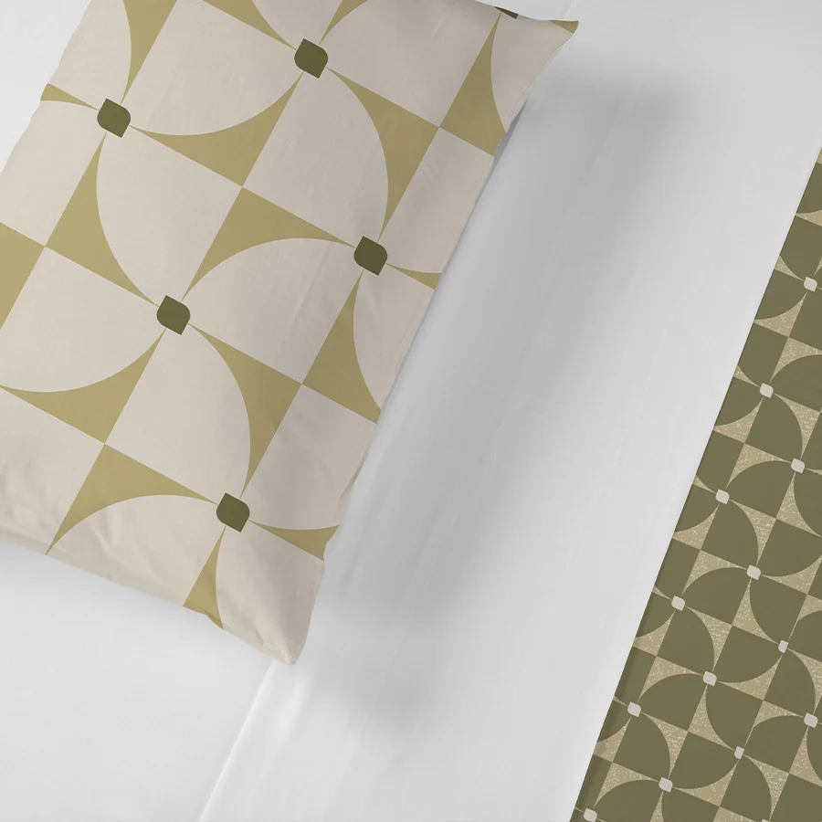 Pillow Cover | Geo Floral | 100% Cotton | Pack of 2 Pillow Cases - Image 7