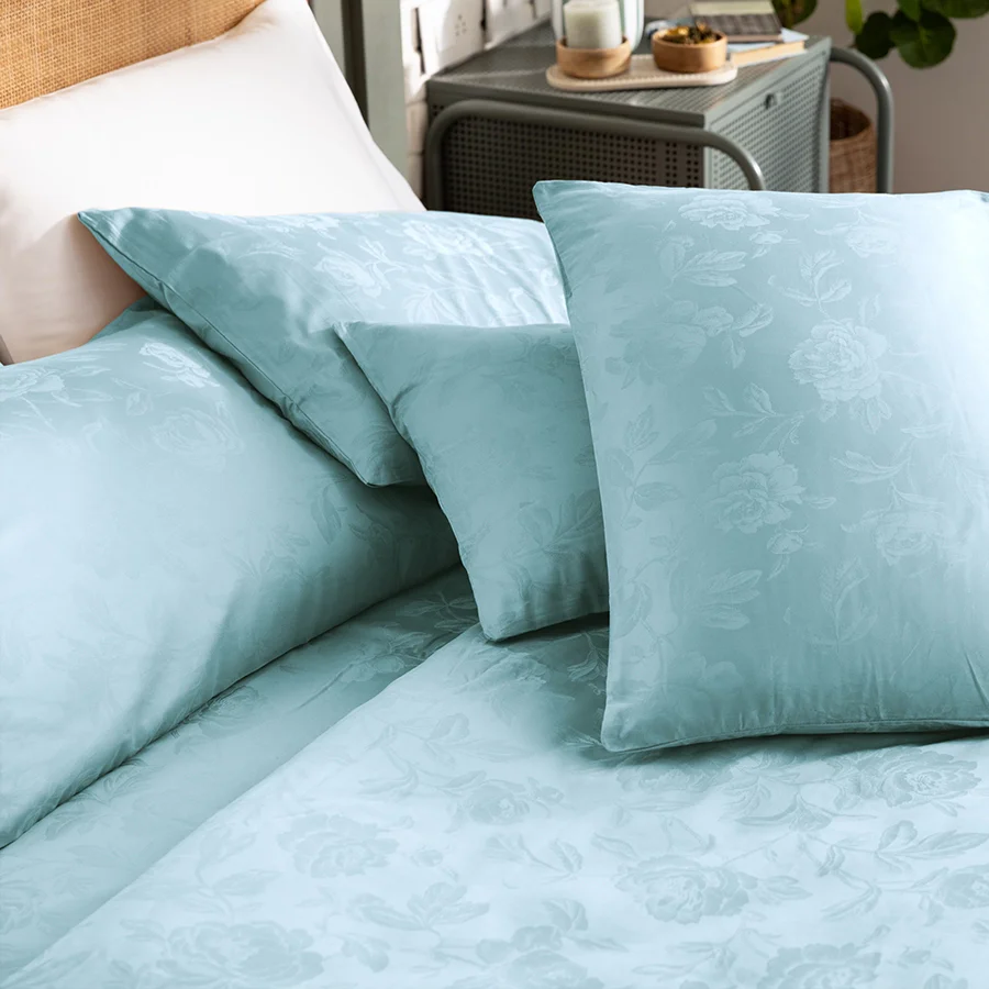 Pillow Cover | Jacquard Rose | 100% Cotton | Pack of 2 Pillow Cases | 300TC - Image 13