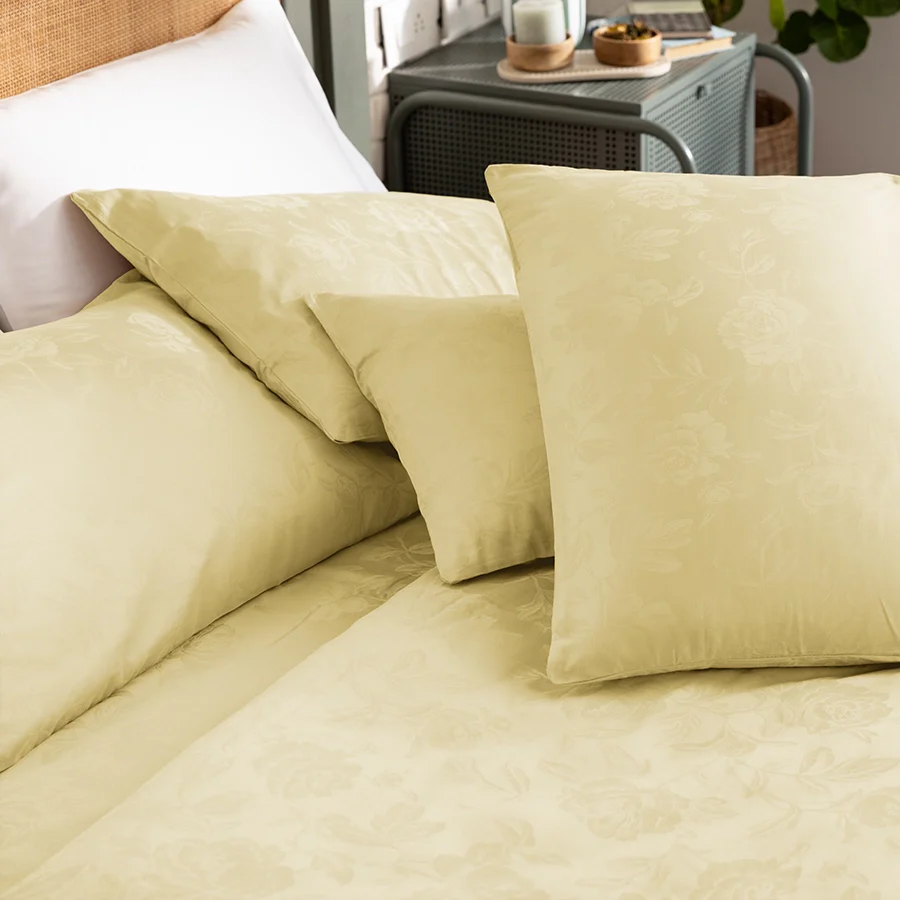 Pillow Cover | Jacquard Rose | 100% Cotton | Pack of 2 Pillow Cases | 300TC - Image 25