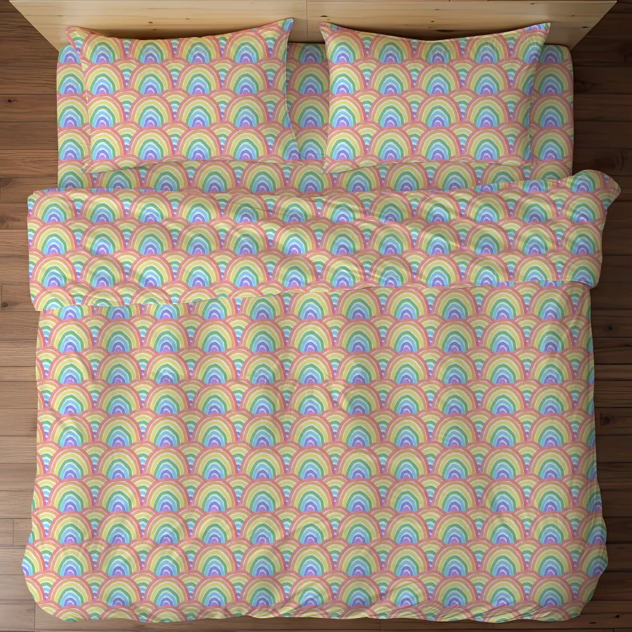 Pillow Cover | Sunbeam Smiles | 100% Cotton | Pack of 2 Pillow Cases - Image 2