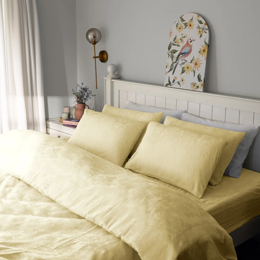 Pillow Cover | Symmetrical Jacquard | 100% Cotton | Pack of 2 Pillow Cases | 300TC - Image 15