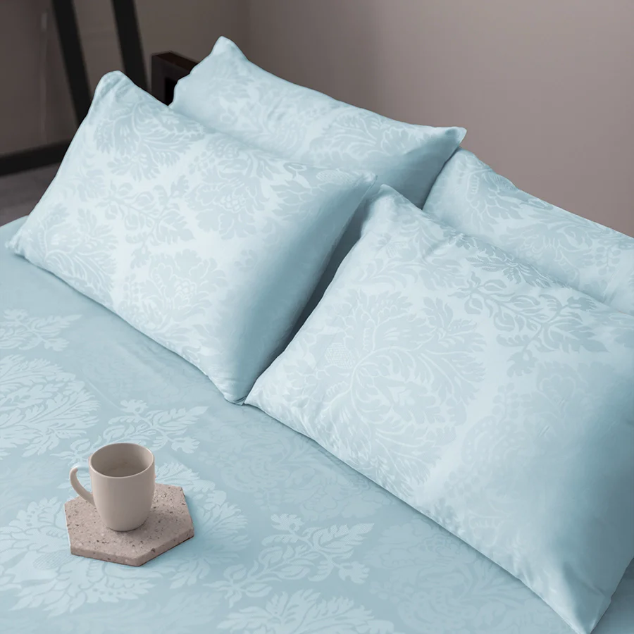 Pillow Cover | Symmetrical Jacquard | 100% Cotton | Pack of 2 Pillow Cases | 300TC - Image 25