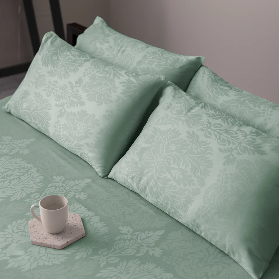 Pillow Cover | Symmetrical Jacquard | 100% Cotton | Pack of 2 Pillow Cases | 300TC - Image 31