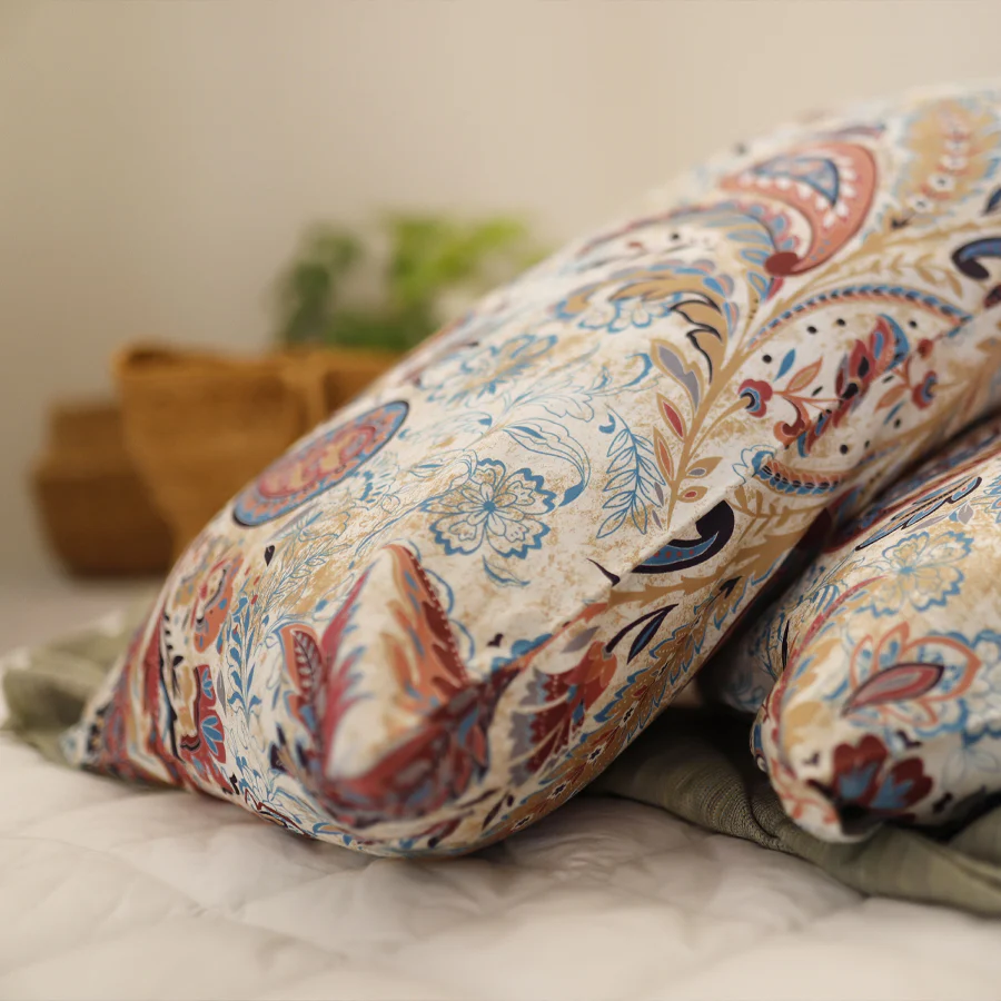 Pillow Cover | Parsely Bohemian | 100% Cotton | Pack of 2 Pillow Cases - Image 4