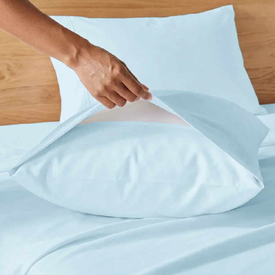 Pillow Cover | 200TC Percale | 100% Cotton | Pack of 2 Pillow Cases - Image 10