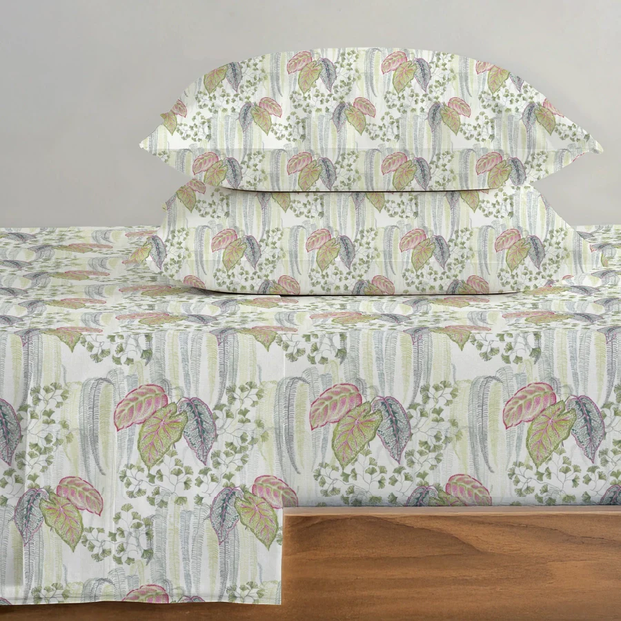 Bedsheet Set | Secret Groove | 100% Cotton King Size Bedsheet + 2 Pillow Cases - Image 7