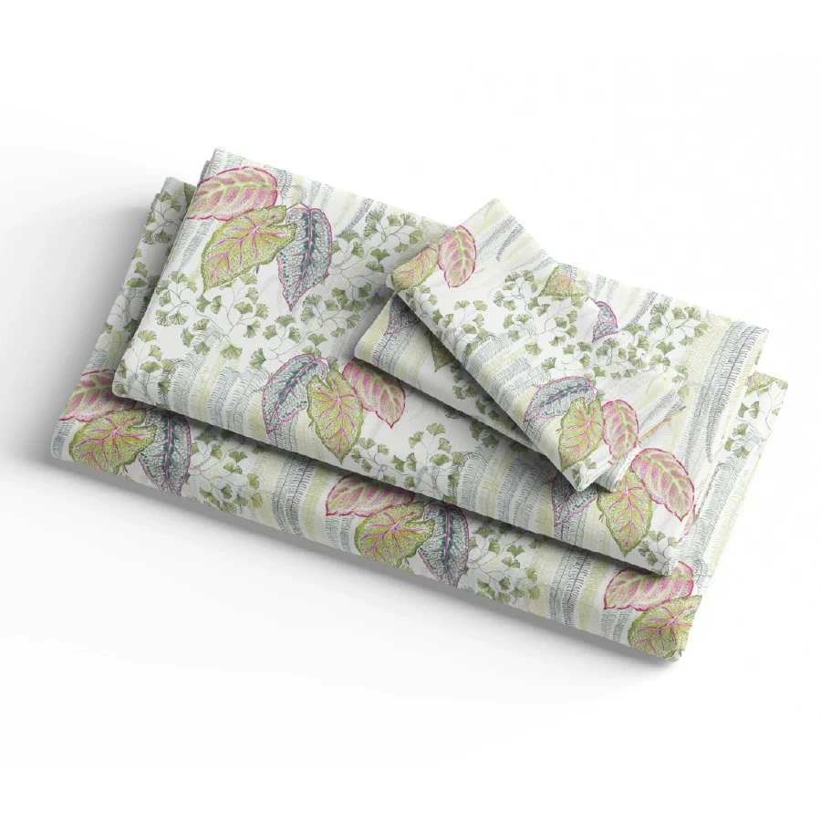 Bedsheet Set | Secret Groove | 100% Cotton King Size Bedsheet + 2 Pillow Cases - Image 9