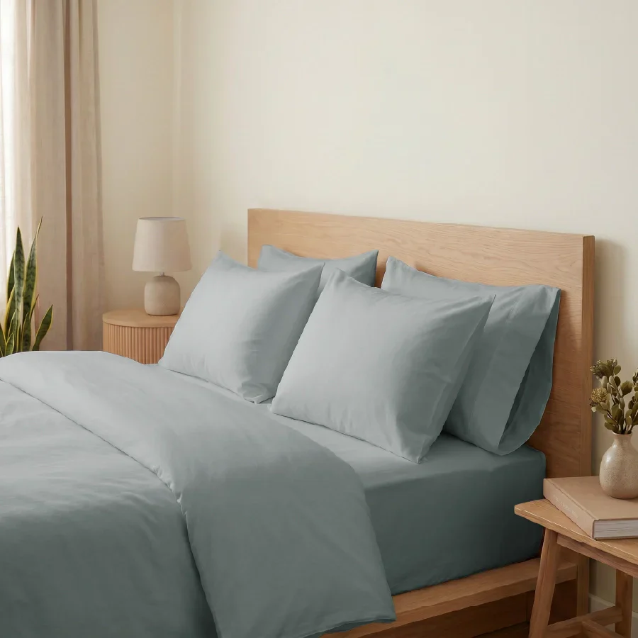 Bedsheet Set | 200TC Percale | 100% Cotton King Size Bedsheet + 2 Pillow Cases - Image 27