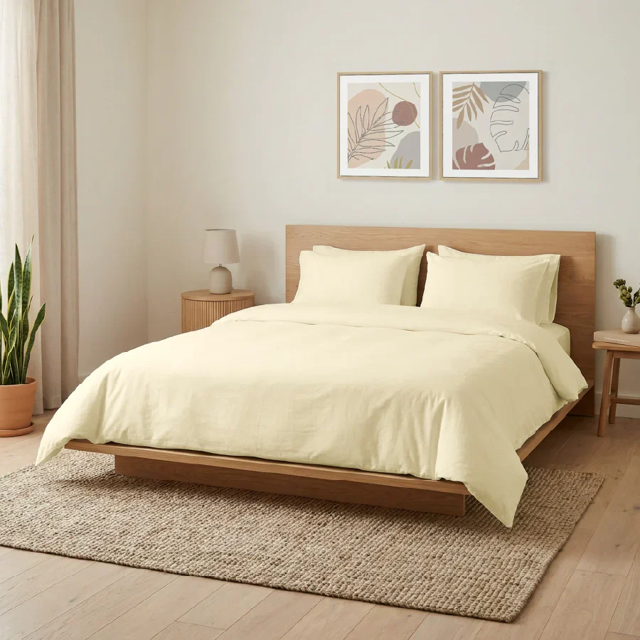 Bedsheet Set | 200TC Percale | 100% Cotton King Size Bedsheet + 2 Pillow Cases - Image 41