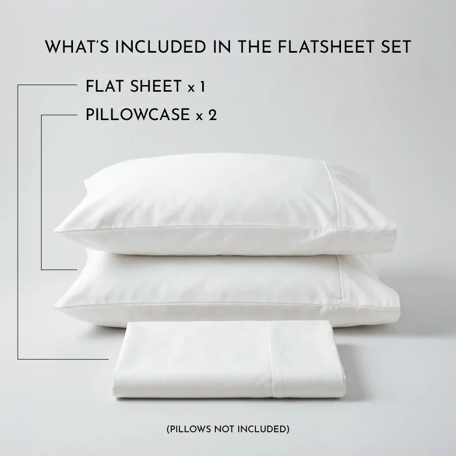 Bedsheet Set | 400TC Solid | 100% Cotton King Size Bedsheet + 2 Pillow Cases - Image 25