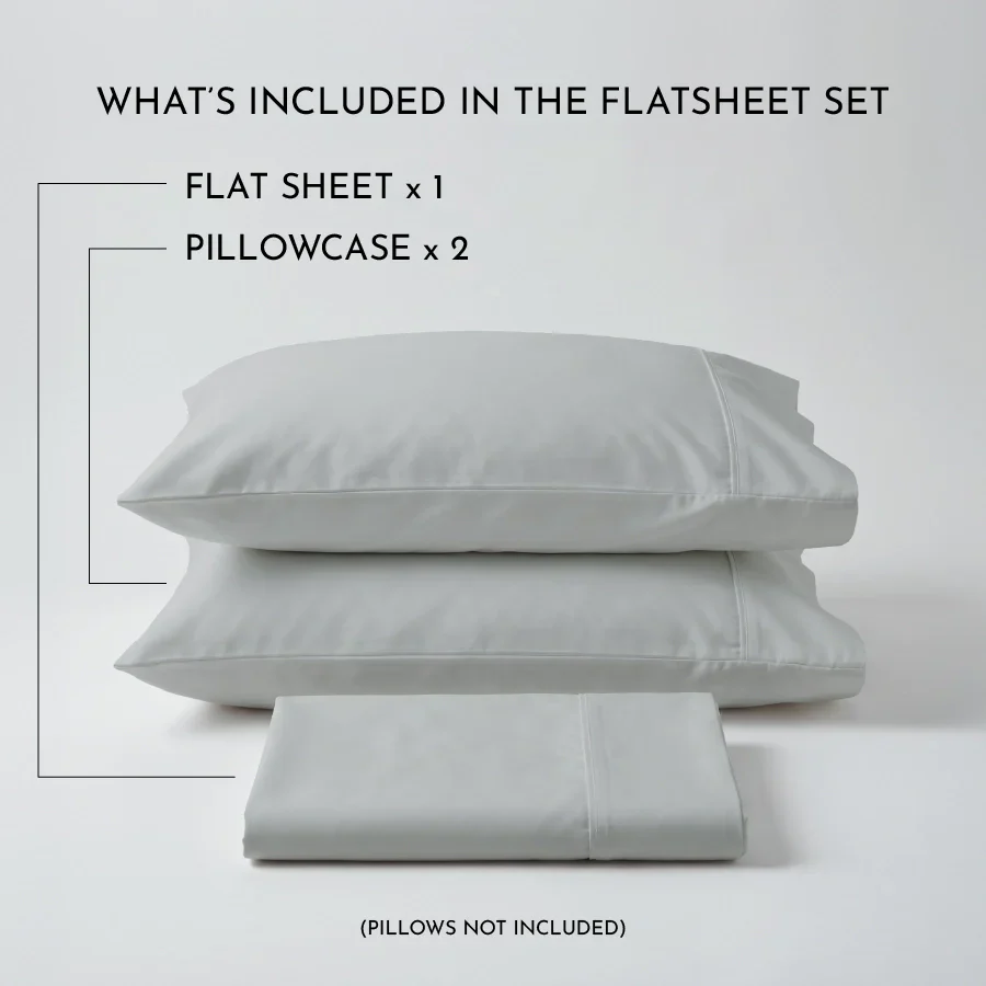 Bedsheet Set | 400TC Solid | 100% Cotton King Size Bedsheet + 2 Pillow Cases - Image 32