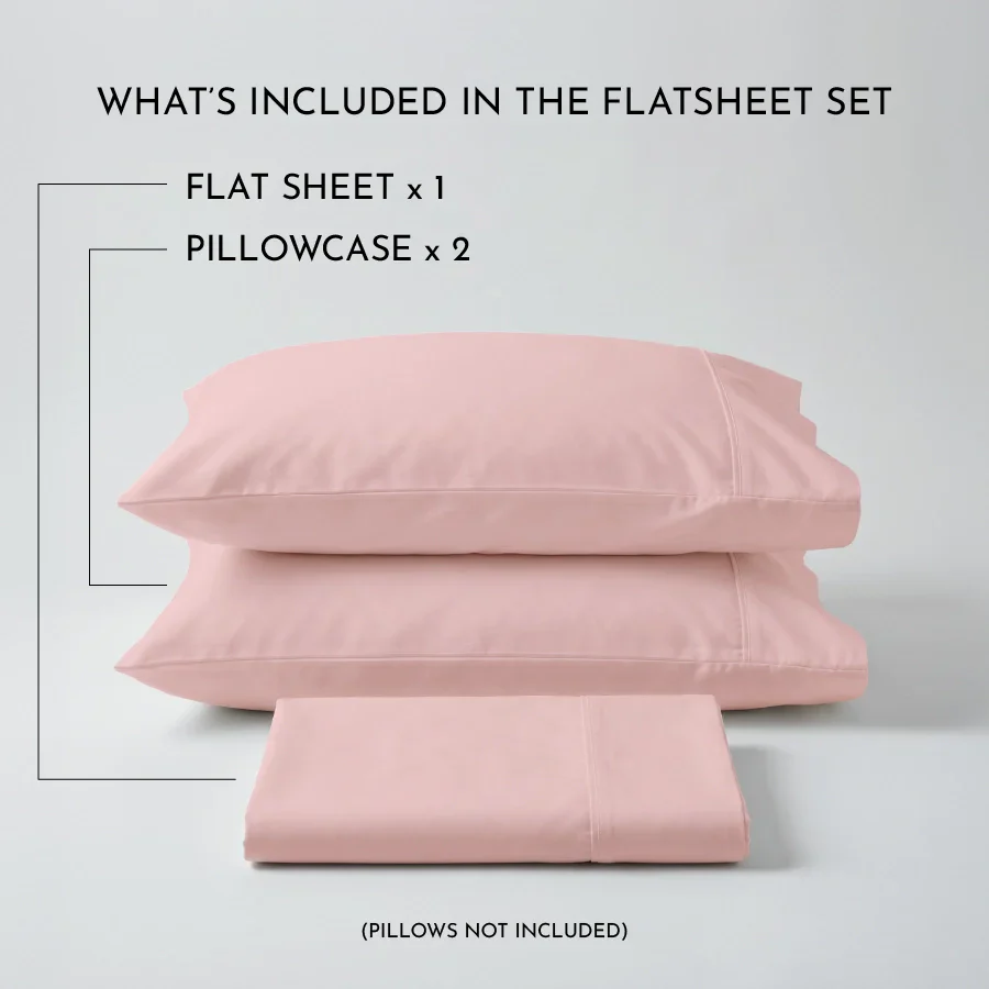 Bedsheet Set | 400TC Solid | 100% Cotton King Size Bedsheet + 2 Pillow Cases - Image 39