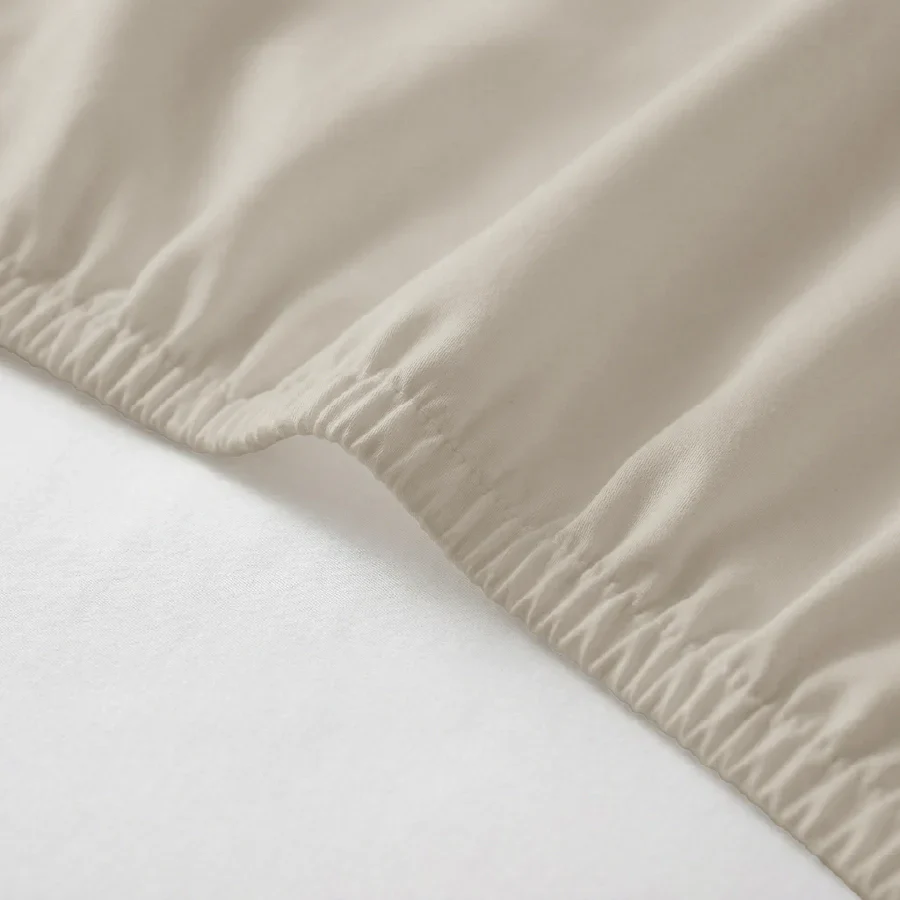 Fitted Bedsheet Set |  400TC Solid | 100% Cotton Bedsheet + 2 Pillow Cases [Sizes: King Bedsheets & Queen/ Double Bedsheets] - Image 44