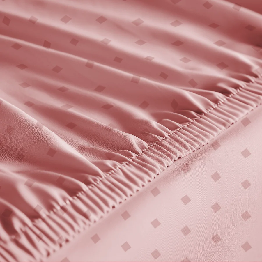 Fitted Bedsheet Set | Swiss Dot | 100% Cotton Bedsheet + 4 Pillow Cases [Sizes: King Bedsheets & Queen/ Double Bedsheets] |  500TC - Image 19