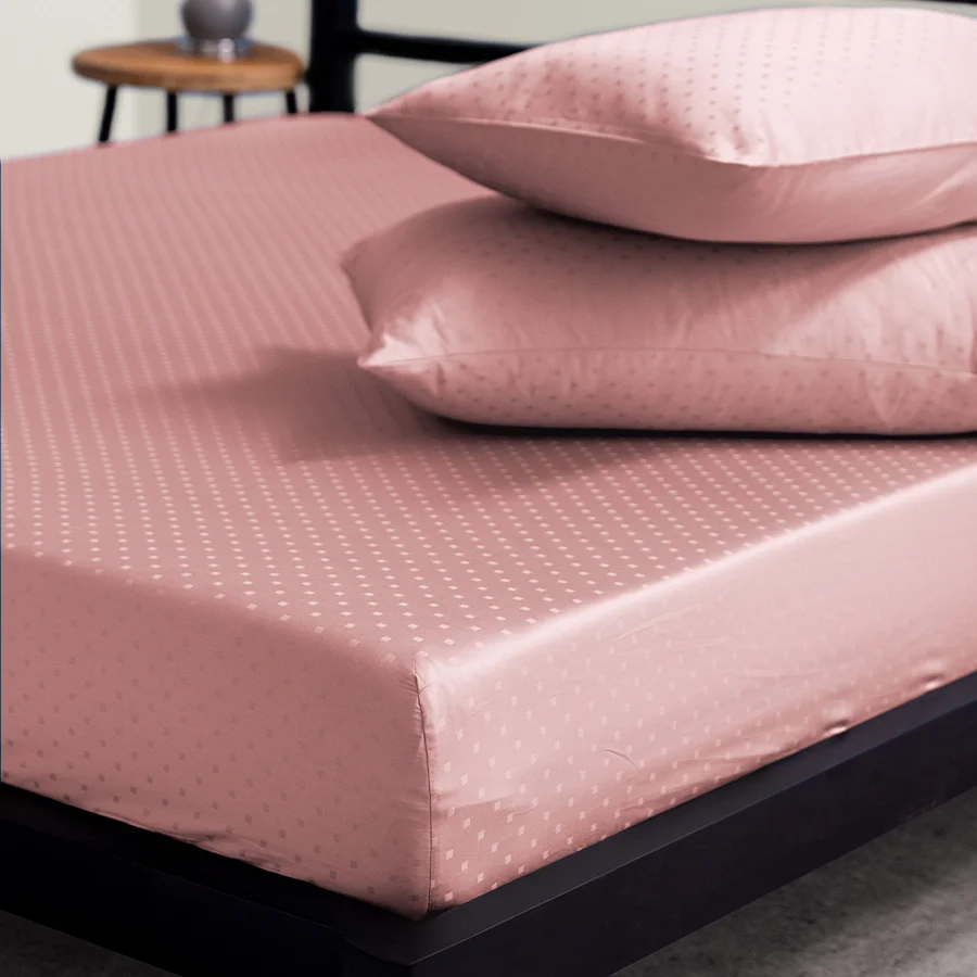 Bedsheet Set | Swiss Dot | 100% Cotton King Size Bedsheet + 2 Pillow Cases | 300TC - Image 59